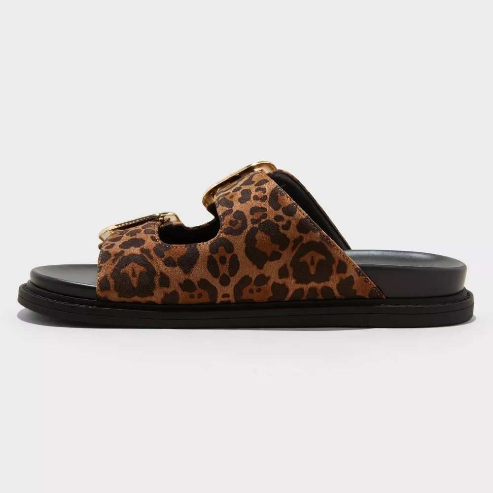 Women's Universal Thread Brown Leopard Collin Sli… - image 7